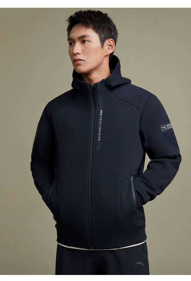 Áo khoác nỉ lót lông anta 152247741