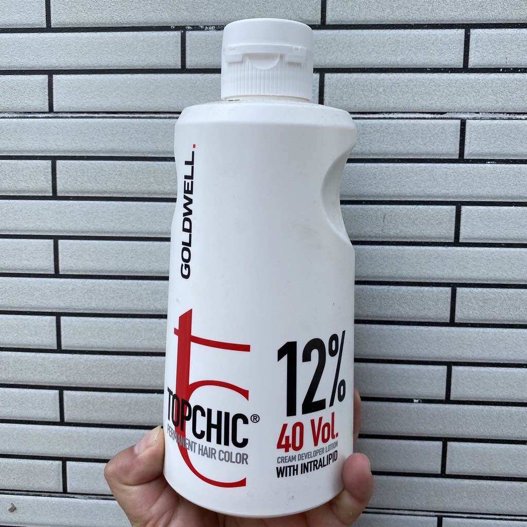 Combo màu nhuộm tóc và oxi trợ nhuộm Goldwell Topchic Cao Cấp 250gr/1000ml