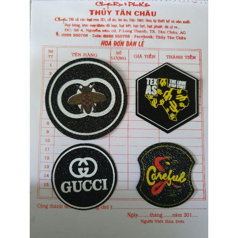 Sét logo may .quần áo