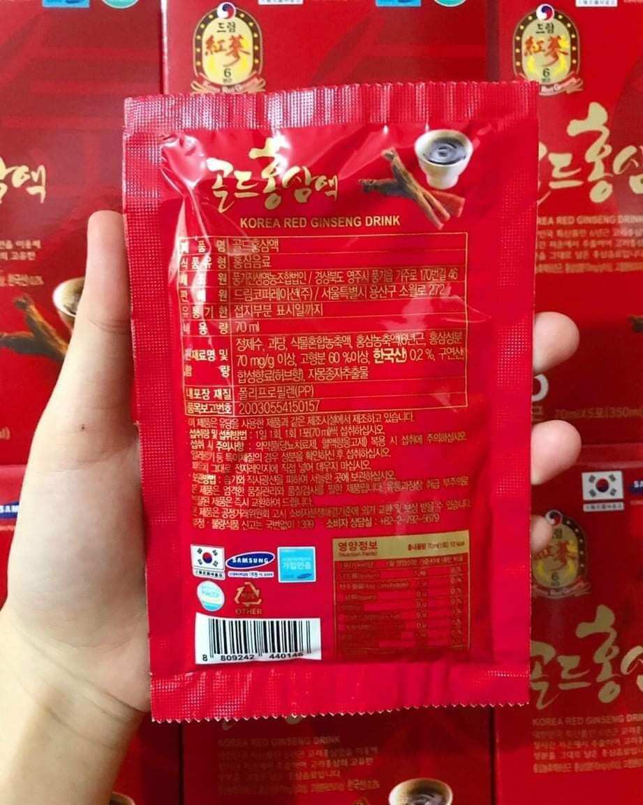 NƯỚC HỒNG SÂM 6 NĂM TUỔI DREAM Hàn Quốc
