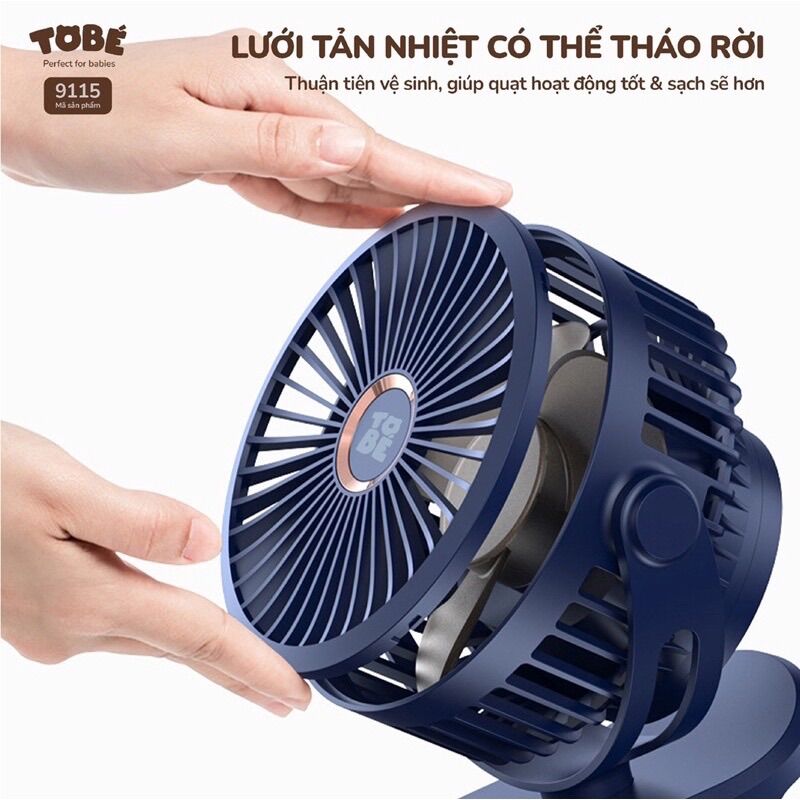 Quạt tích điện mini ToBe