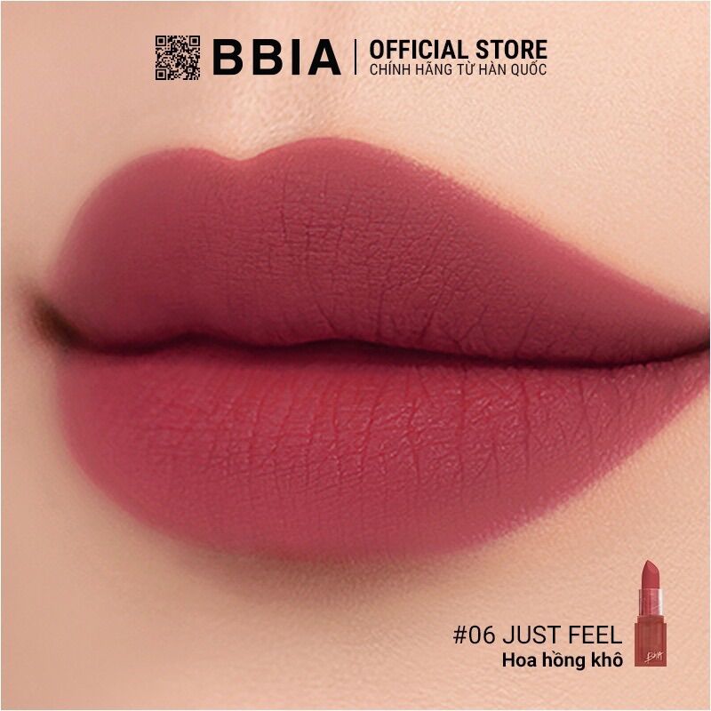 Son Thỏi Lì Bbia Last Powder Lipstick (6 màu) 3.5g