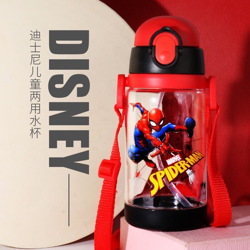 BÌNH NƯỚC SIÊU NHÂN NHỆN ELSA 520ml nhiều mẫu