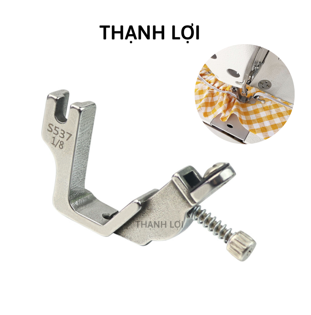 Chân vịt nhún thun máy công nghiệp 1 kim > chân vịt dún chun