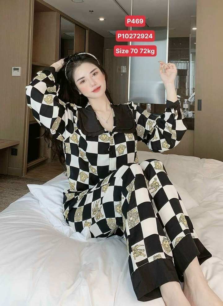 Bộ Mango Bingsize Cổ Sen  Dài Dài. Freesize Dưới 68kg