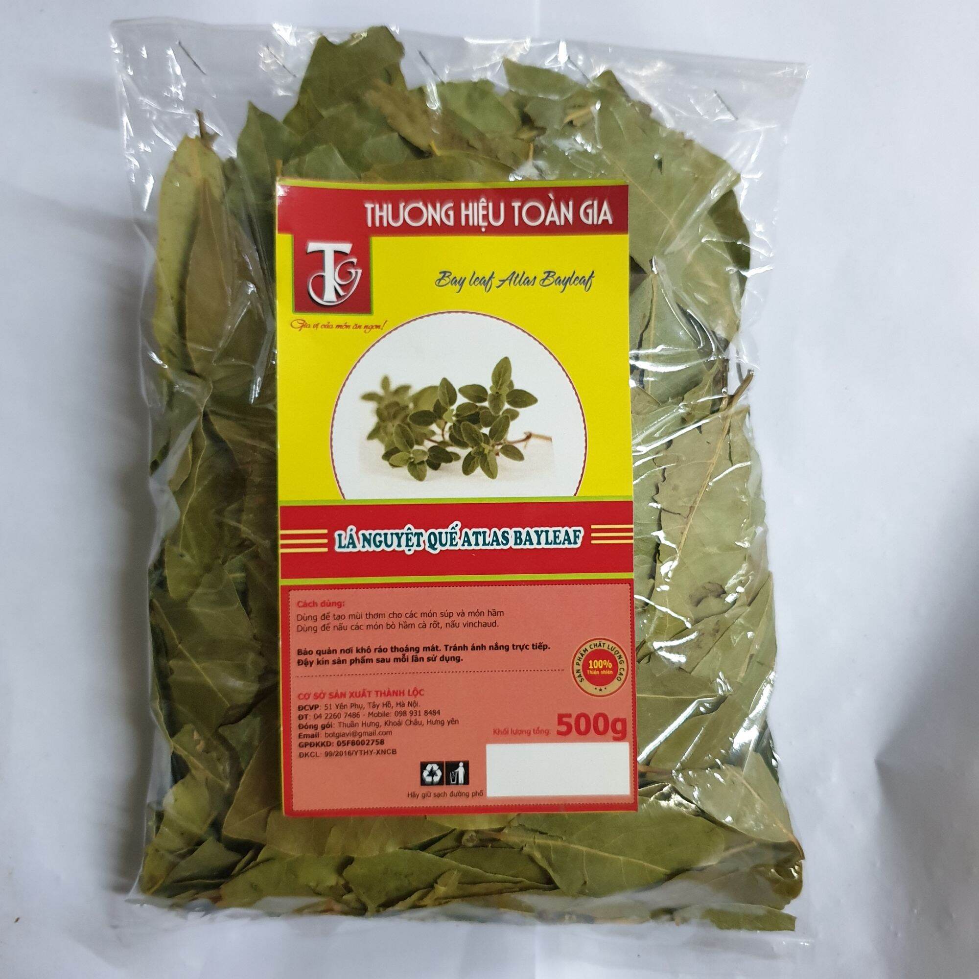 Lá nguyệt quế gói 500g