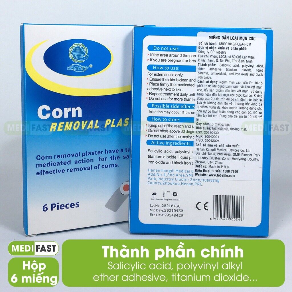 Miếng Dán Mụn Cóc Corn Removal Plaster