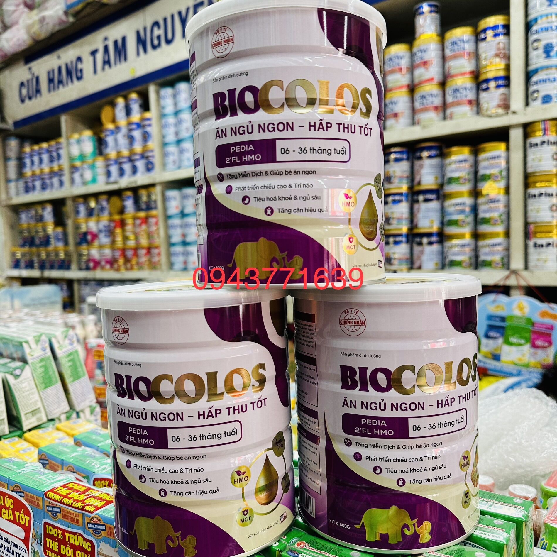 [Chính hãng] Sữa BIOCOLOS PEDIA 2’FL HMO ( 6-36 tháng)