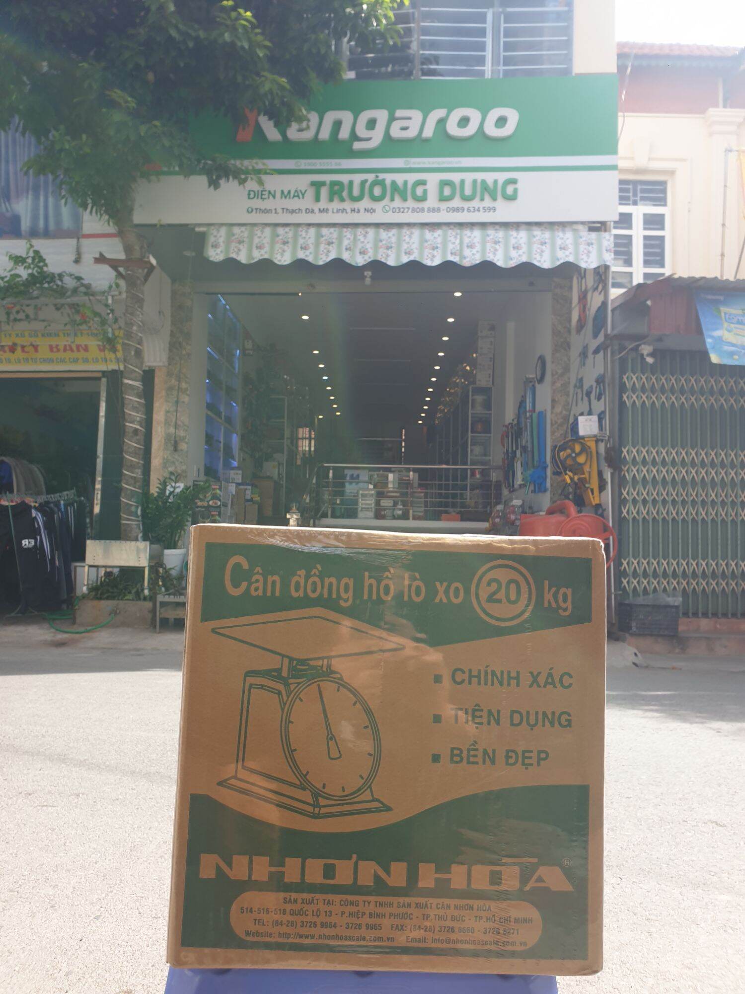Cân đồng hồ 20kg nhơn hoà