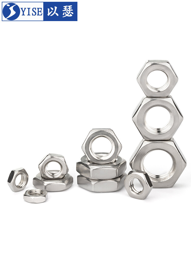 Máy Vít Phẳng Bằng Thép Không Gỉ 304 Hình Lục Giác M3M4M5M6M8M10M12M14 Phụ Kiện Phần Cứng Tiêu Chuẩn Quốc Gia Máy Vít Phẳng