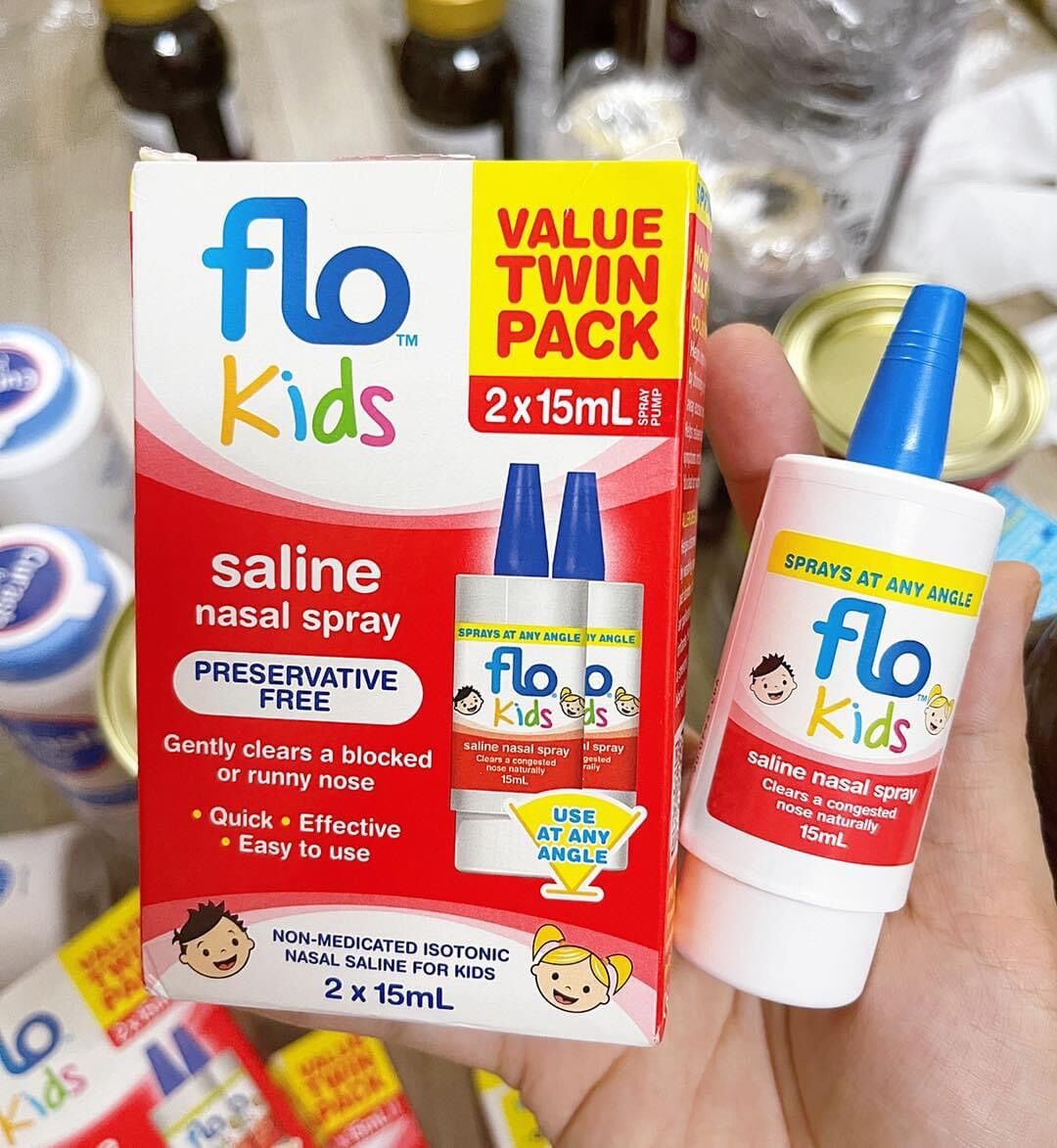 Xịt mũi Flo kids Saline Úc