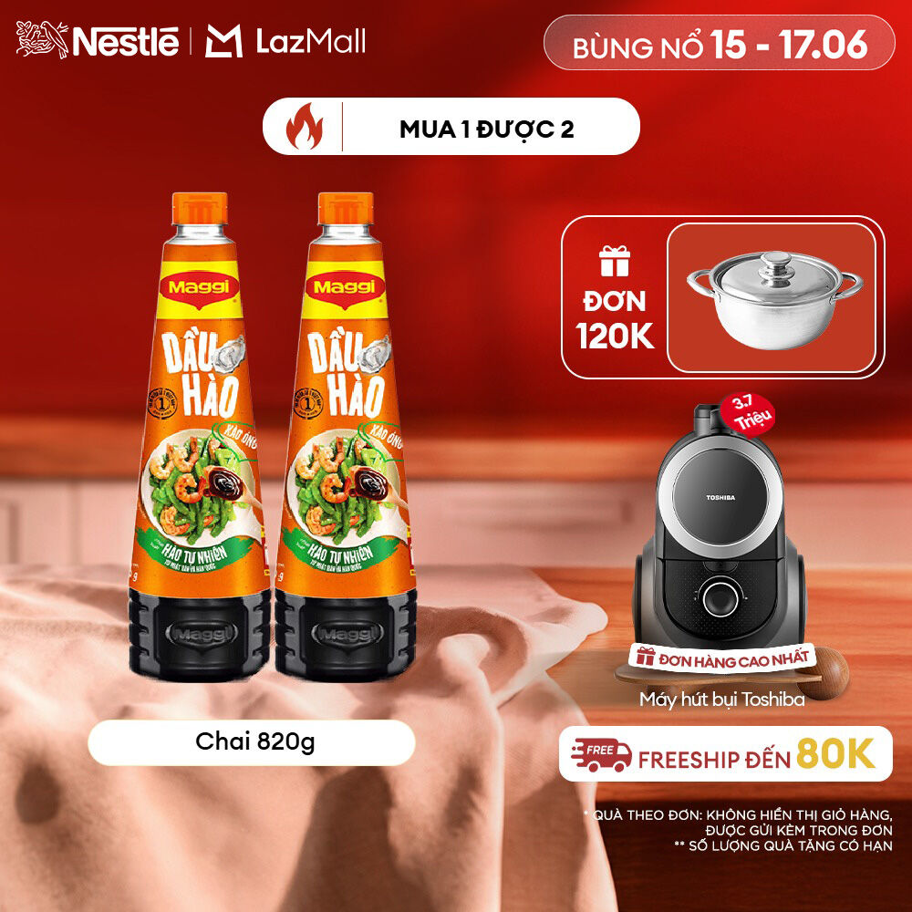 [FREESHIP TOÀN QUỐC] COMBO 2 Dầu hào MAGGI® chai 820g