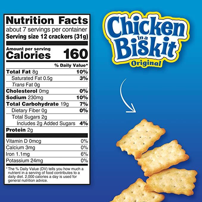 Crackers Chicken Biskit 2 size Lớn và nhỏ