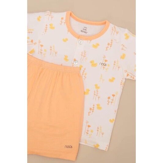 Bộ cộc tay cài giữa nous (6m-12m)
