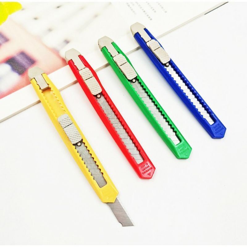 Sỉ_ 100 Dao Rọc Giấy Nhỏ mini (Bản 1,5cm)