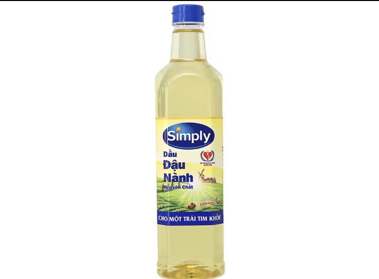 1 Chai Dầu ăn Đậu Nành Simply 1lít