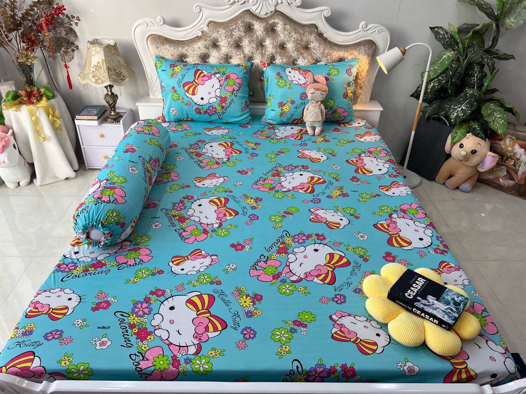 Set 4 món DRAP ÁO GỐI THUN LẠNH HÀN QUỐC