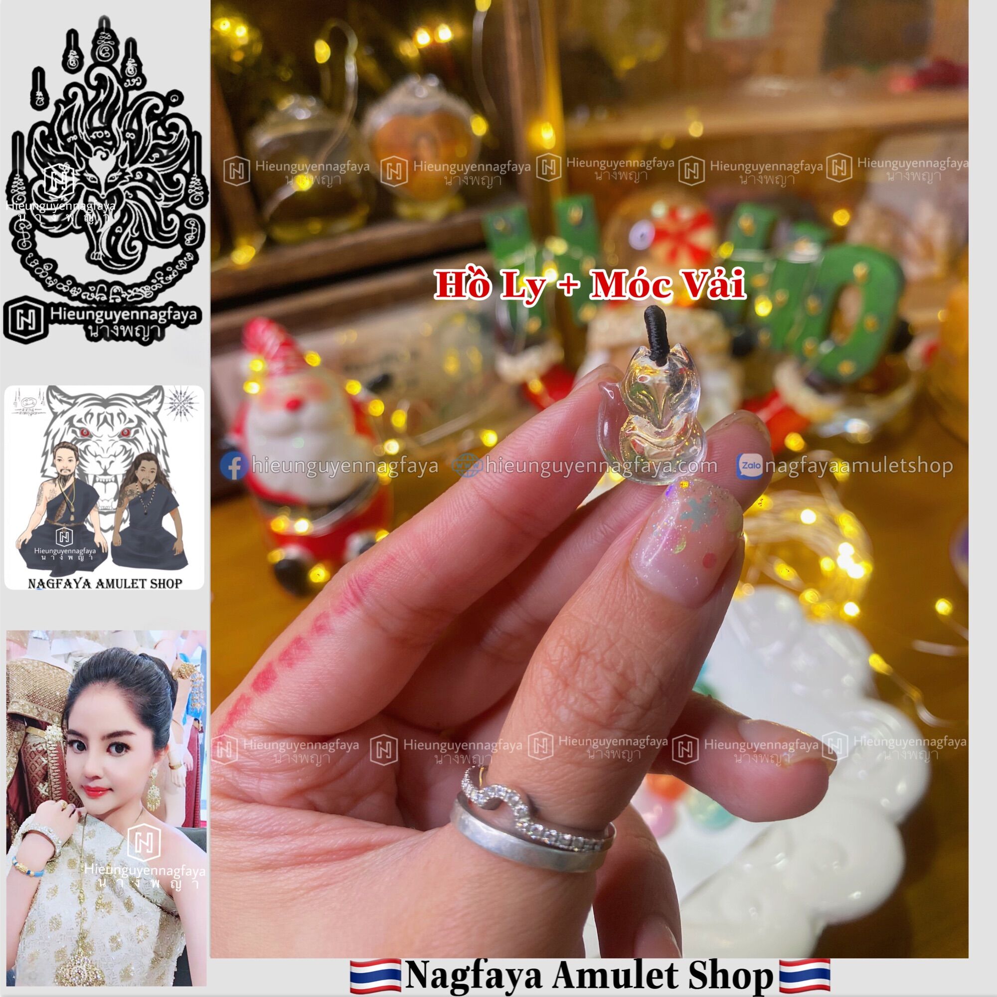 [[HÀNG THẬT]] Mặt Dây Chuyền Nàng Tiểu Hồ Ly Thái Lan [hieunguyennagfaya]