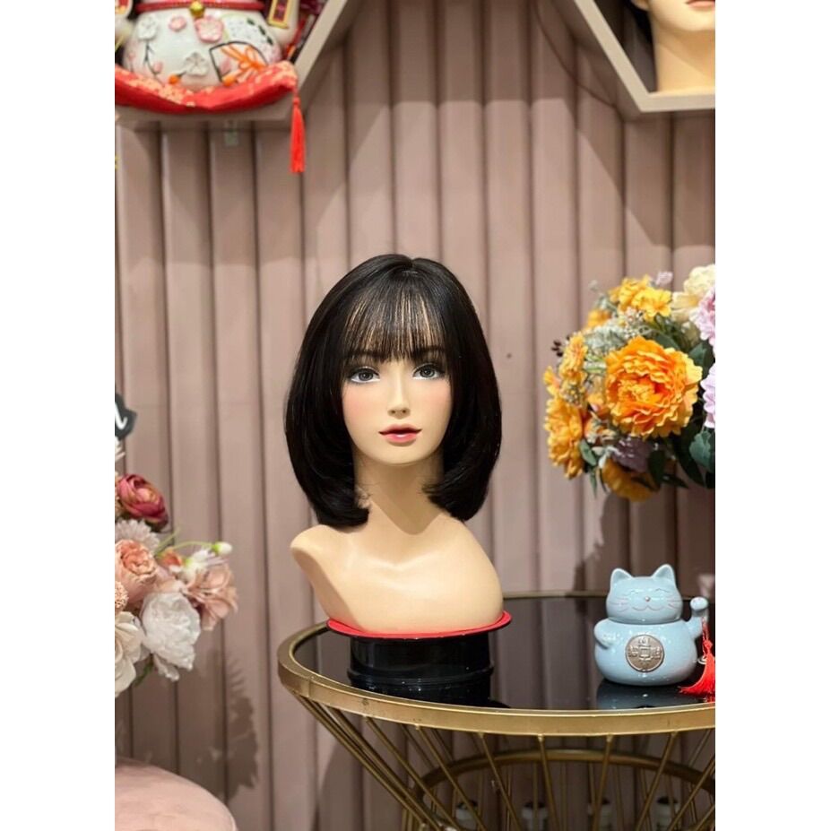 Tóc nguyên đầu siêu đa 3D bằng tóc thật 100%