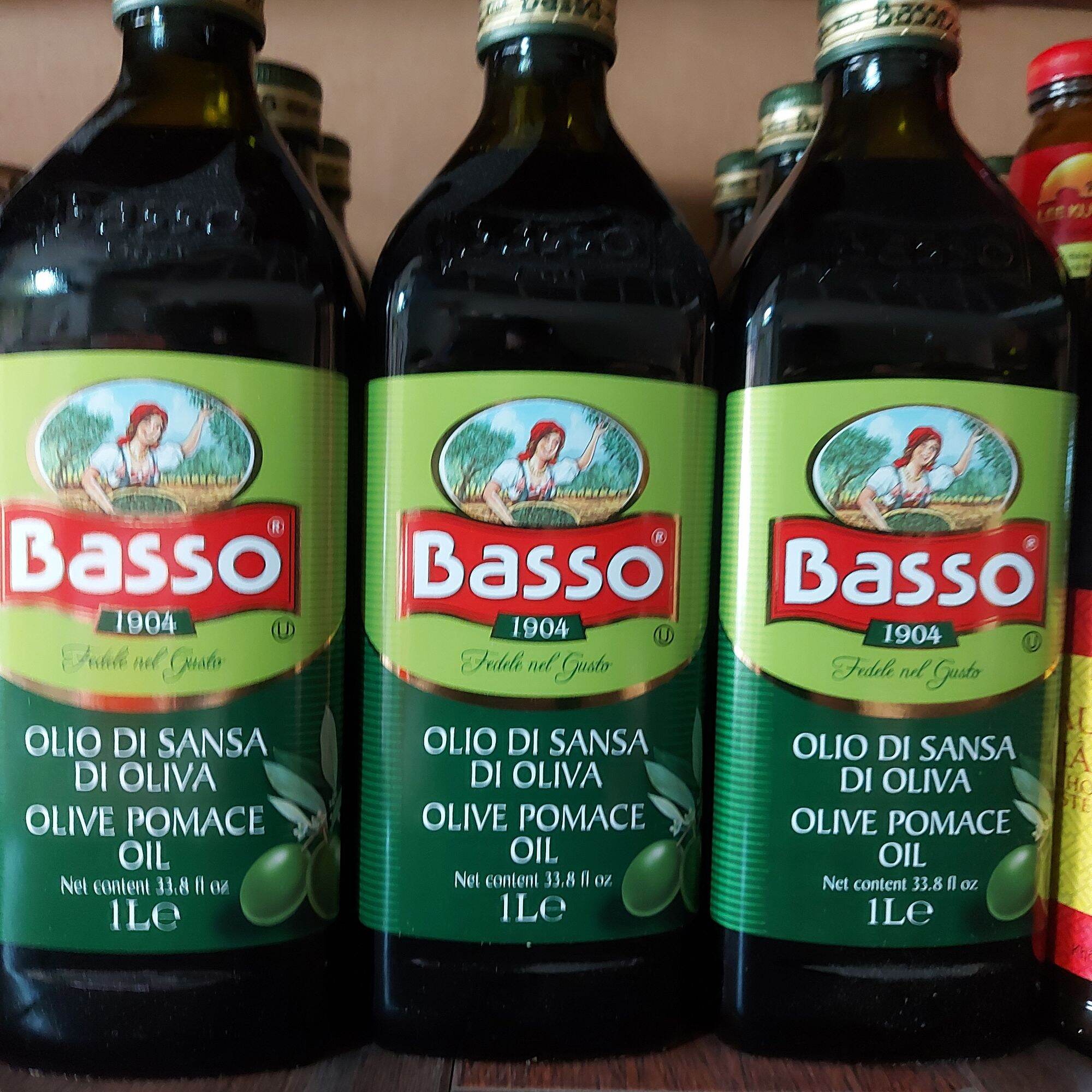 Dầu oliu nguyên chất pomace olive oil basso 1 lít - ảnh sản phẩm 1