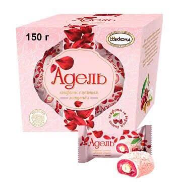 Kẹo Phủ Dừa Nhân Cherry Hạnh Nhân Kiểu Nga Hộp 150gram