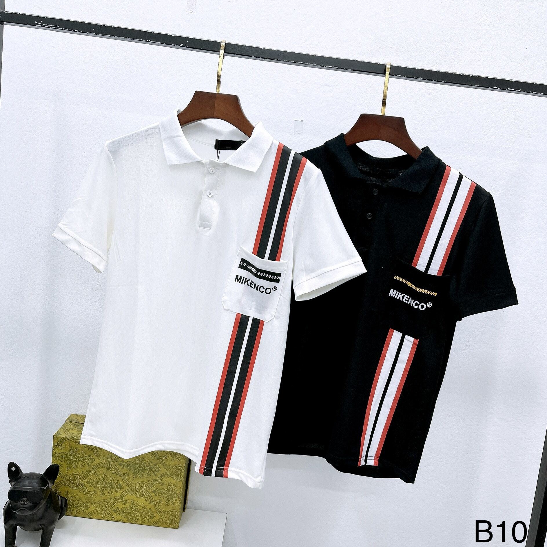 Áo polo mikenco Stripe hot 2022