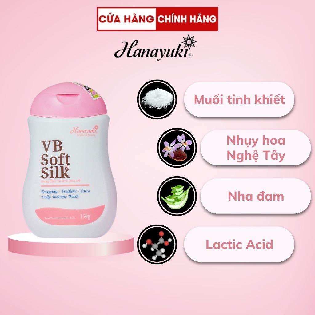 [CHÍNH HÃNG] Dung Dịch Vệ Sinh Phụ Nữ Hana Soft Silk Hanayuki