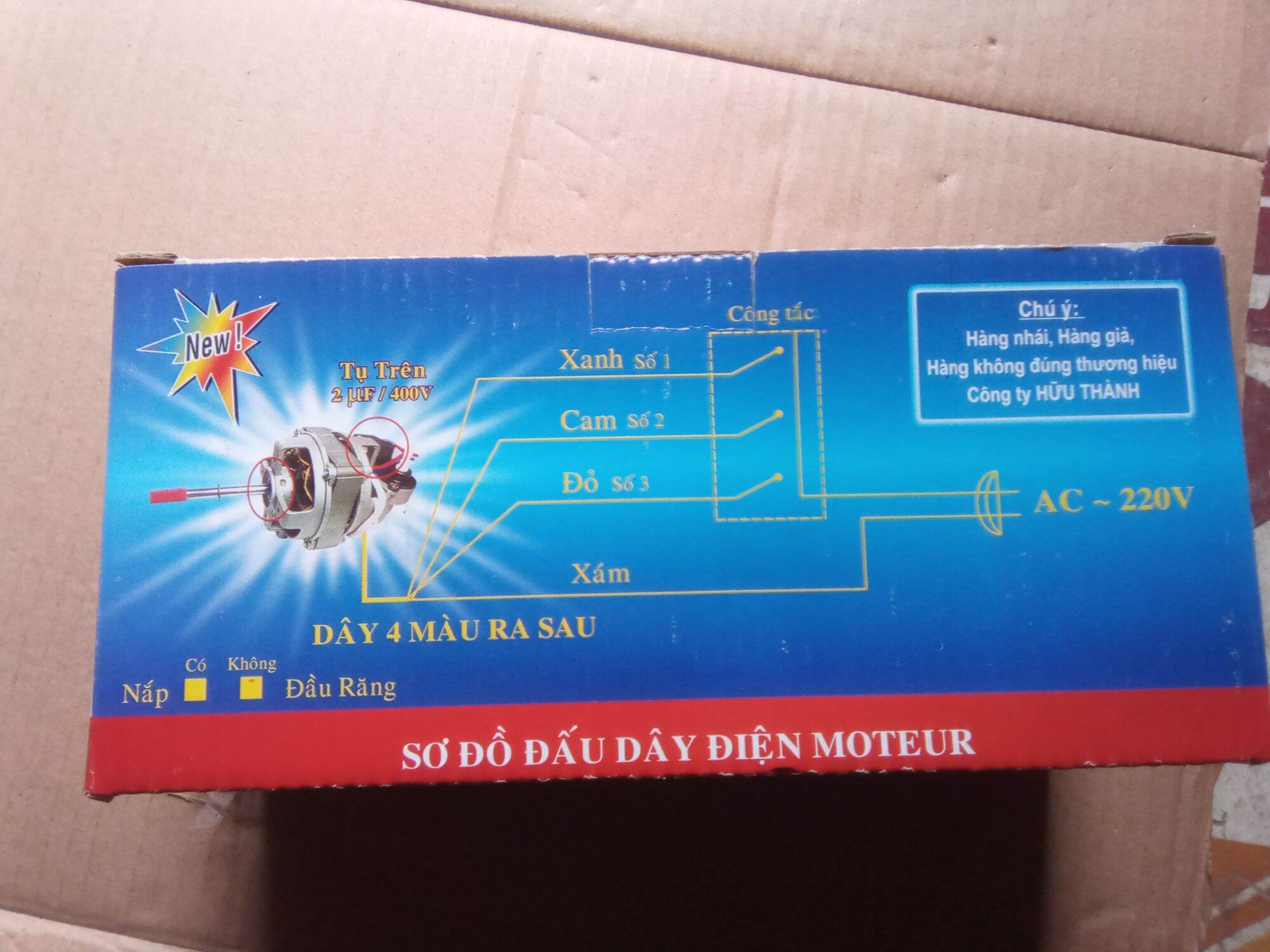 Mô tơ quạt Quốc Hưng 100% dây đồng