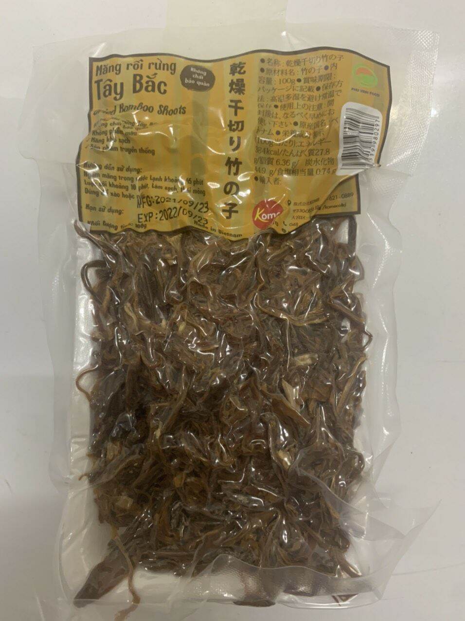 Măng rối khô rừng tây bắc 100g gói