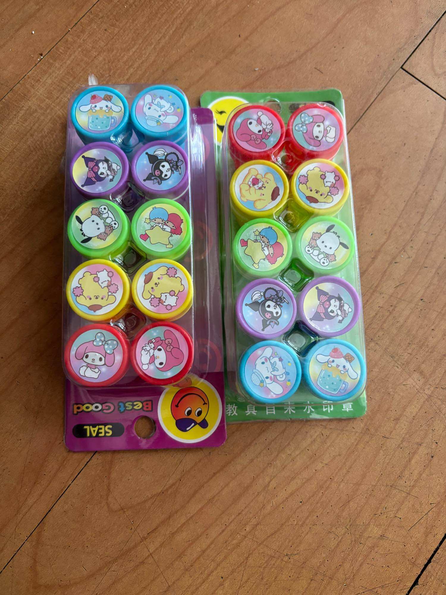 [HCM]Bộ 10 con dấu đồ chơi cho bé in hình. (1 lốc 10 cái)