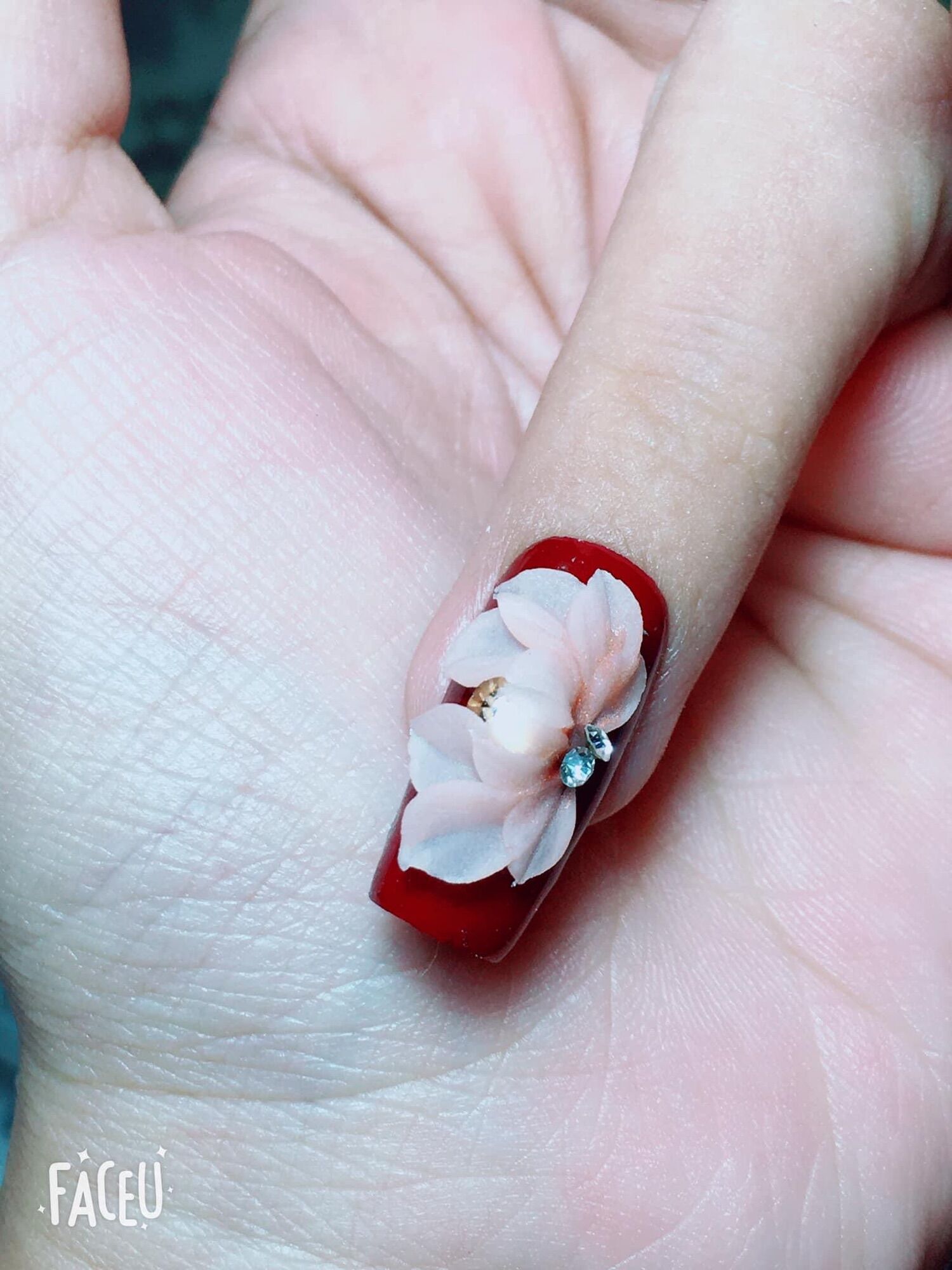 Hoa cúc đá Nail gắn móng siêu xinh (giá 1 bông)