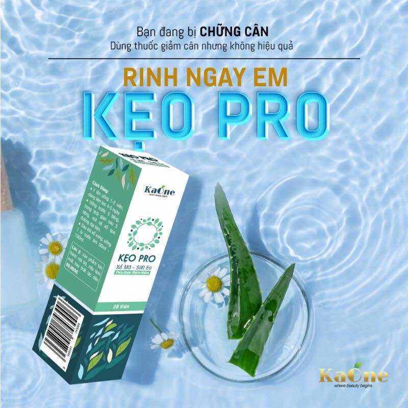 8 Viên Kẹo Pro Xổ Mỡ Siết Eo chính hãng 100%