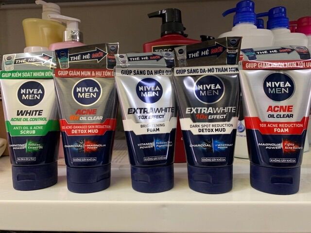 Sữa rửa mặt nivea MEN 100G