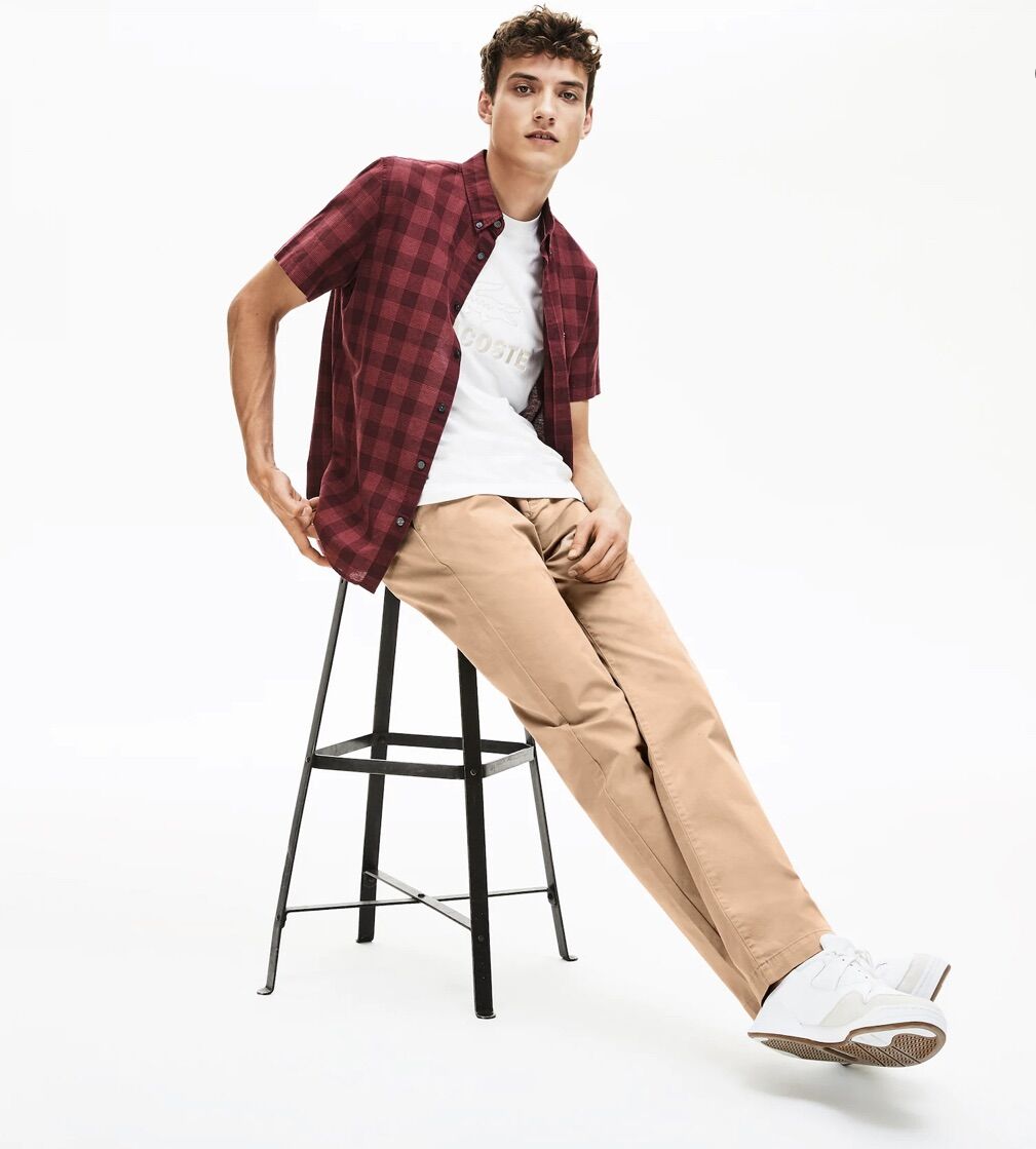 QUẦN Lacoste Nam Stretch Cotton Chino