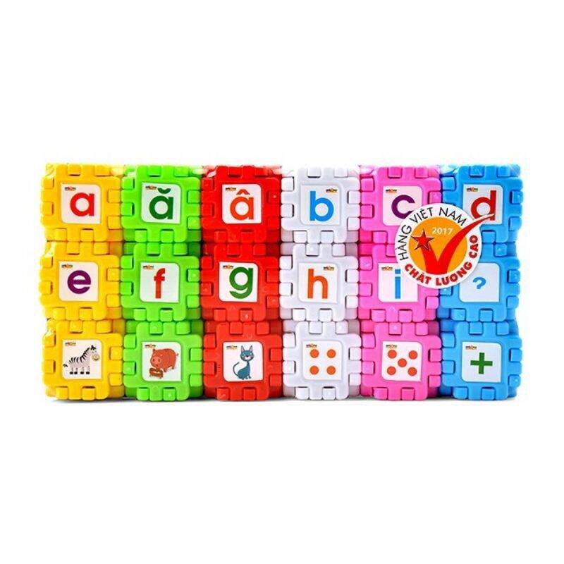 Bộ xếp hình Hình vuông diệu kỳ 108 chi tiết Antona #boxephinh #bo xep hinh #bộ xếp hình