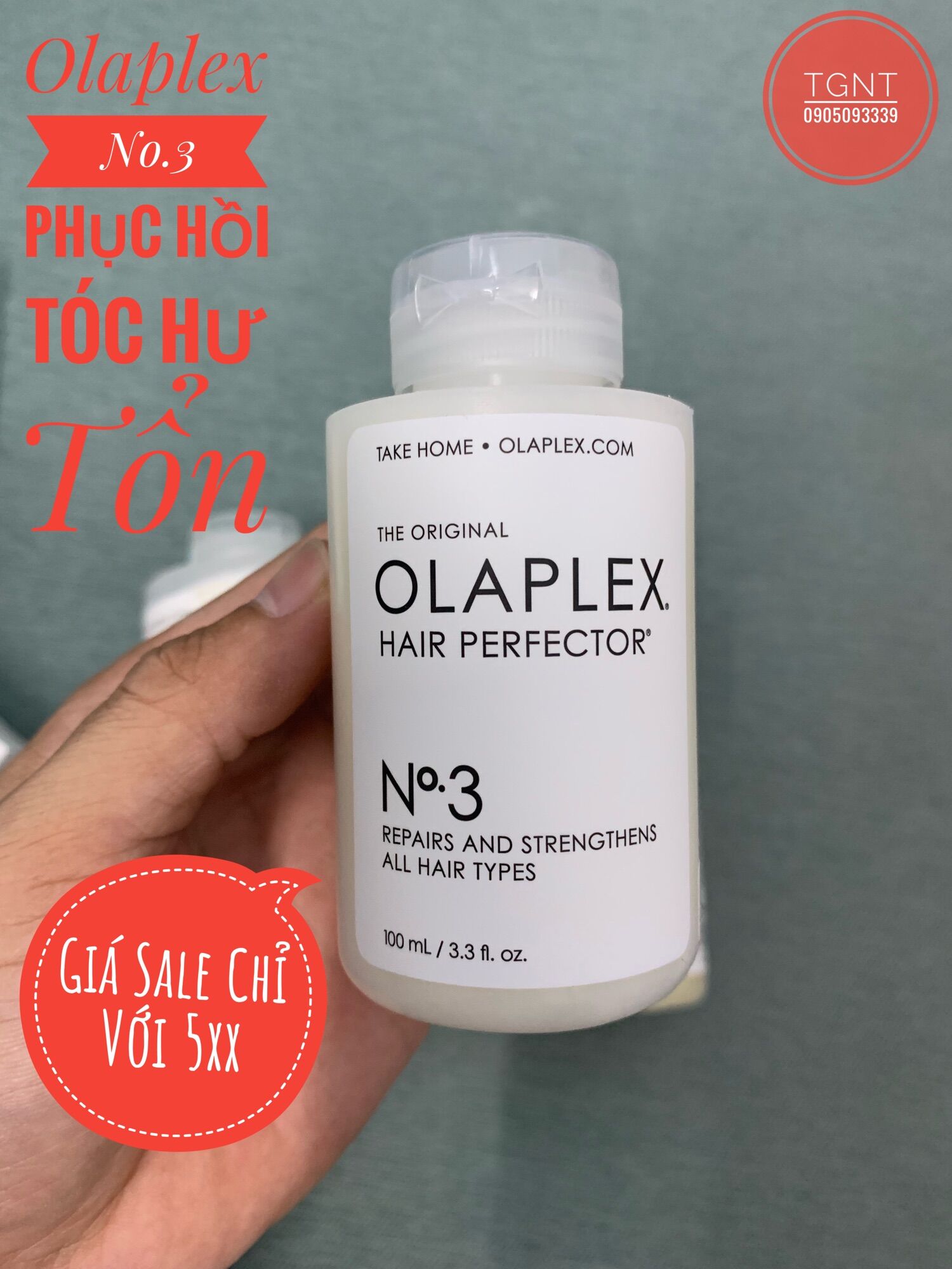 [Chính Hãng] Olaplex No 3 Phục Hồi Tóc Hư Tổn 100ML