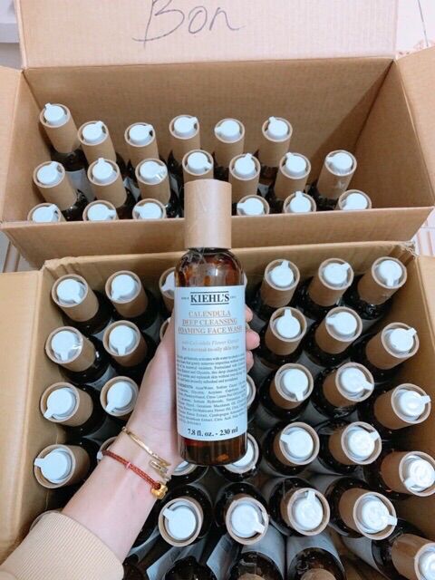 [230ml + Bill] Sữa Rửa Mặt Kiehl’s Calendula Deep Cleansing Foaming Face Wash