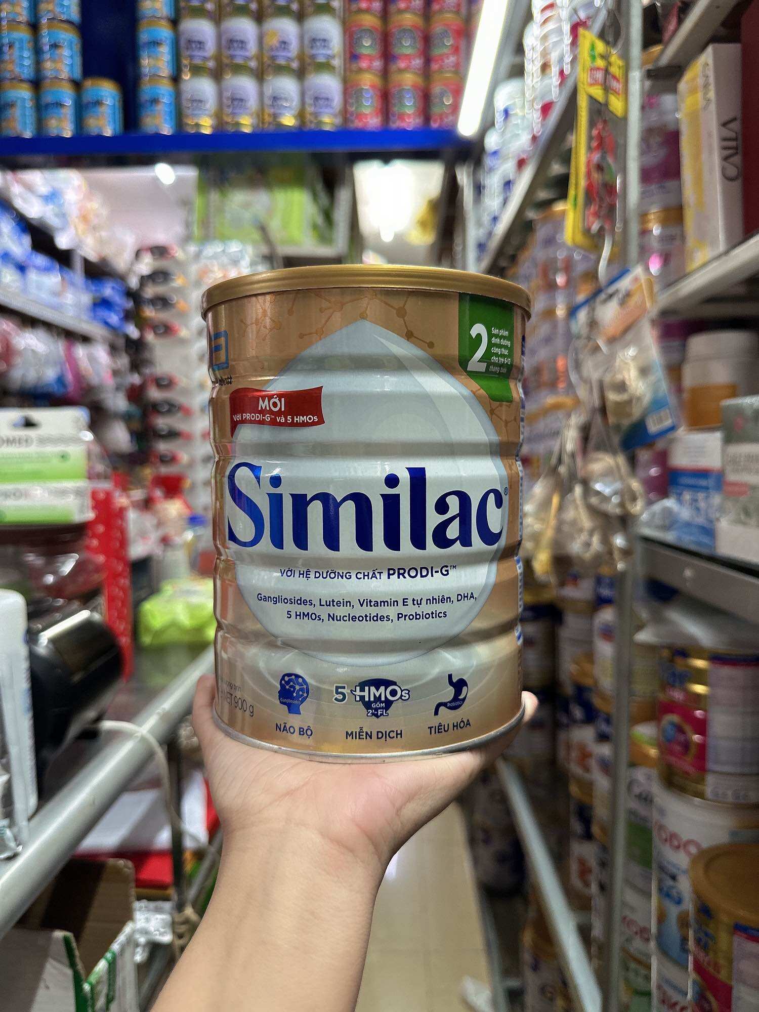 Sữa similac iq 2 hmo, 900g, 6-12 tháng tuổi
