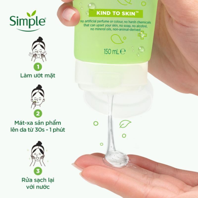 Sữa rửa mặt Simple
