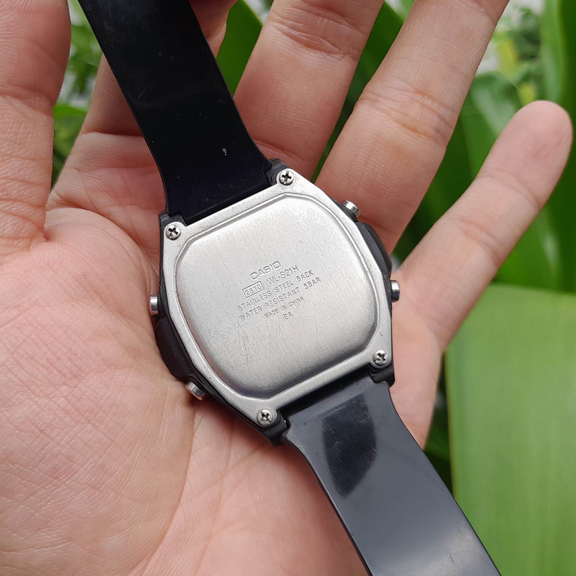 Đồng hồ điện tử CASIO WL-S21H có 4 mẫu chọn lựa