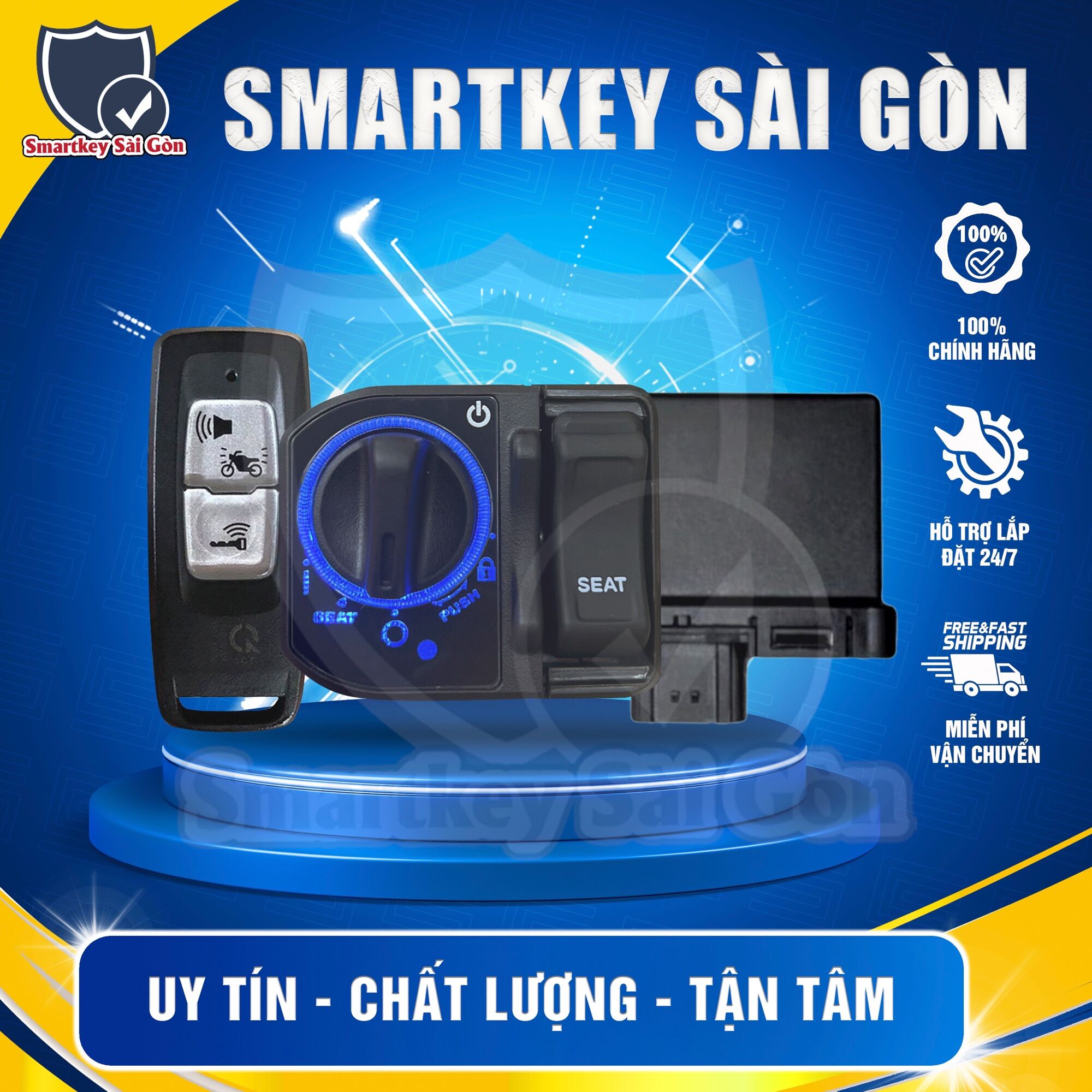 Smartkey Honda Mẫu Mới Nhất Dành Cho AIRBLADE,WINNER X,CLICK,VARIO,PCX,SH VIỆT,VISION 2014 Trở Lên,…