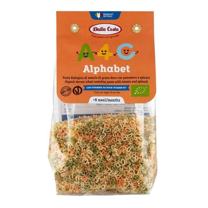 Nui rau củ hữu cơ dalla costa cho bé ăn dặm 200gr