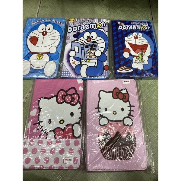 Six tab a plus/p205 wallet cover, tab a8 2019 / t295/ t290 dormon; kitty