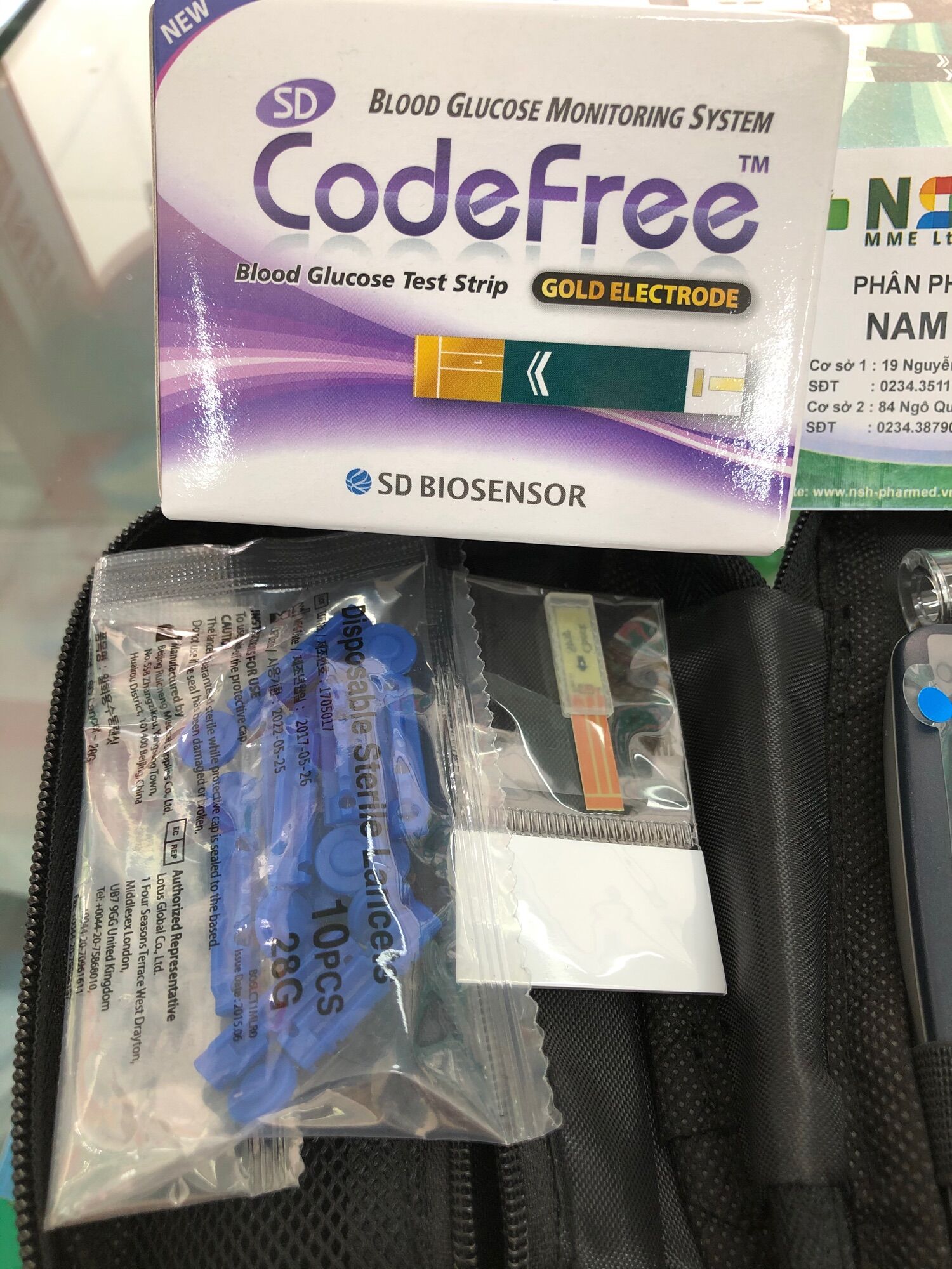 ❤️ HỘP 50 test thử Que thử đường huyết SD Codefree (SD code free) 50 que và 25 que test thử Que thử tiểu đường SD Code free SD CODEFREE HÀN QUỐC