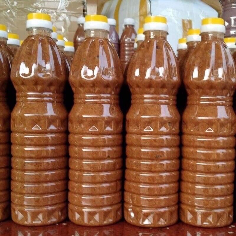 1 lít mắm tép đặc biệt thơm ngon (đặc sản ba làng thanh hoá)