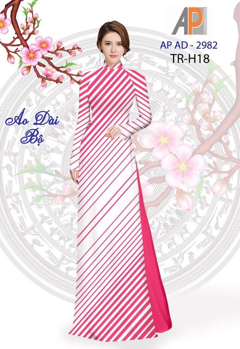 Vải áo dài kẻ sọc