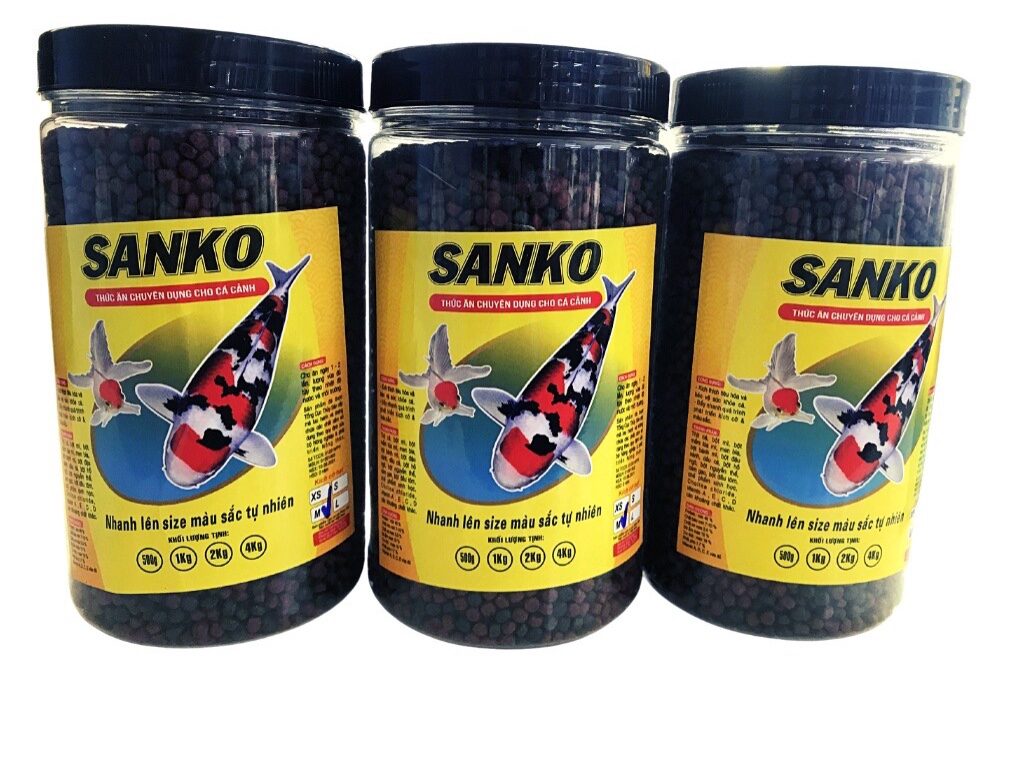 Cám sanko 500g : thức ăn cá cảnh