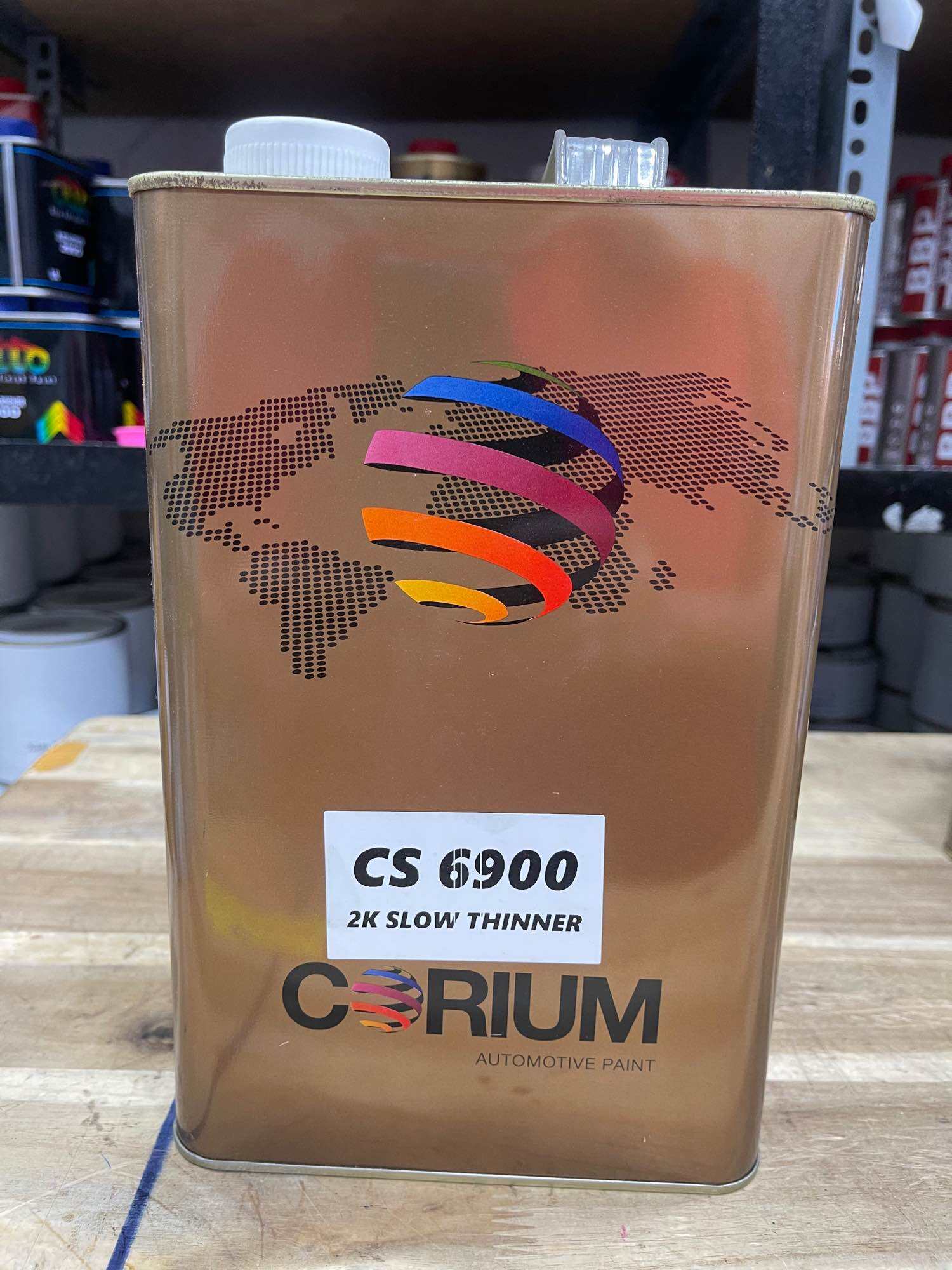 Thinner 2K Corium CS6900 chậm khô. Bình 4Lít. 