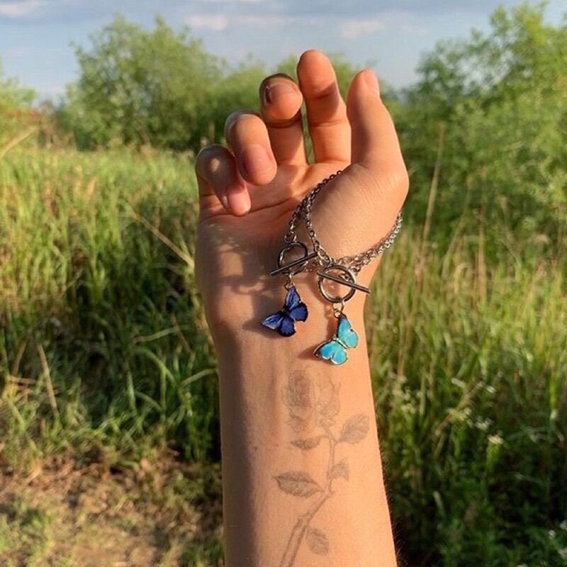 Vòng tay bướm xanh thanh lịch 🦋