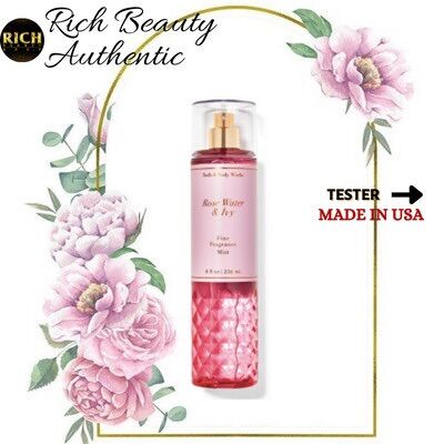 Rose water & ivy - xịt thơm toàn thân body mist bath & body works usa